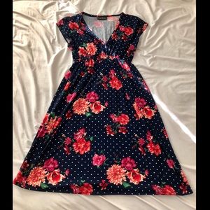 Pretty Floral Maternity Dress
